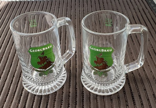 Bierkrüge aus glas - st.,