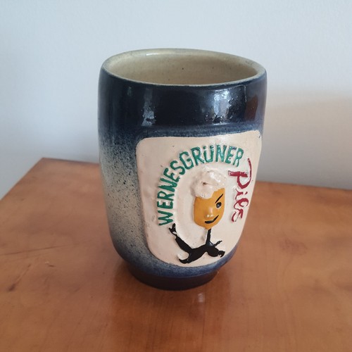 Wernesgrüner pils bierkrug - wernesgrüner,