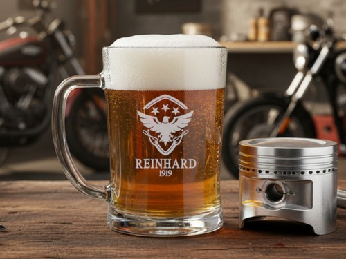 Bierkrug mit name - mit, graviert