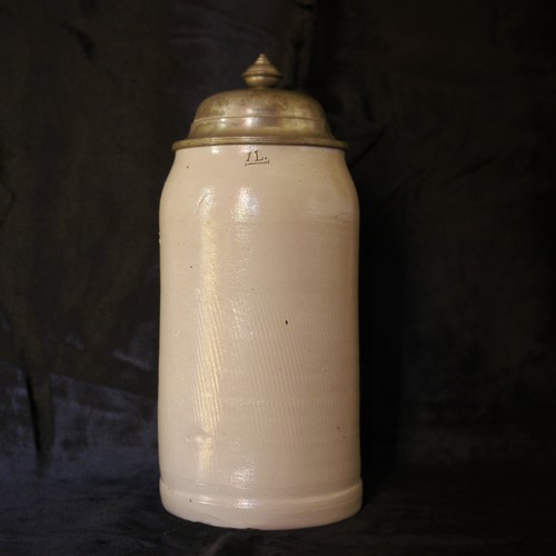 Bierkrug zinndeckel - bierkrug, 1l.