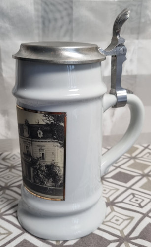 Schöner keramik bierkrug mit - keramik-bierkrug,