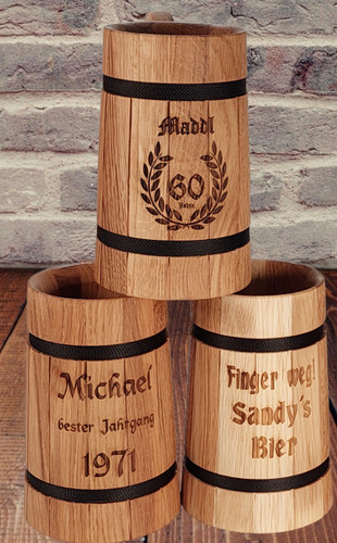 Personalisierter bierkrug - personalisierter,