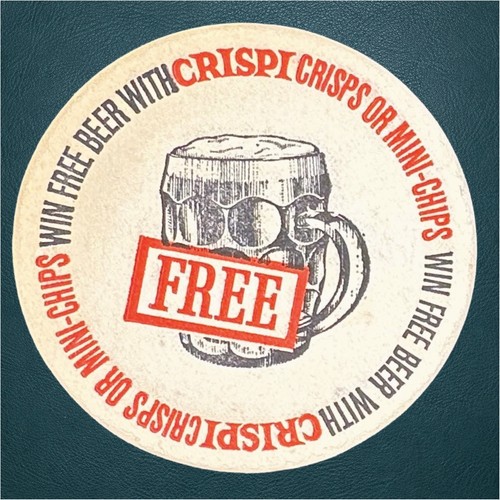 Bierdeckel england crispi - bierdeckel, england,