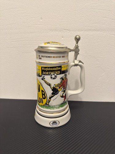 Porzellan bierkrug mit - porzellan,