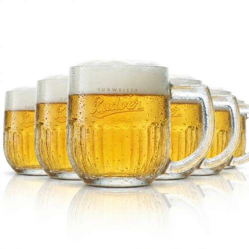 Budweiser bier glas 3l - budweiser, 0,3l