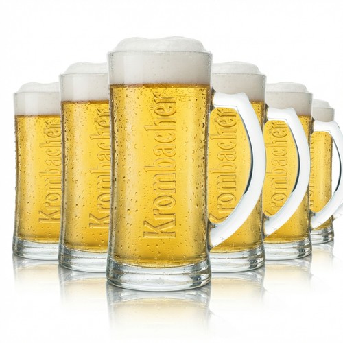 Krombacher bier krug 2l - 6x,
