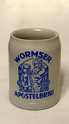Vintage bierkrug wormser - vintage,