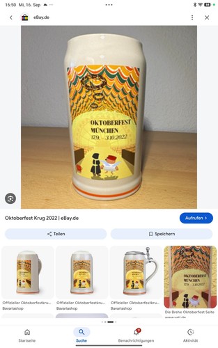 Oktoberfestkrug 2022 - ,