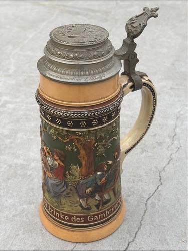 Gambrinus bierkrug krug ton - krug,