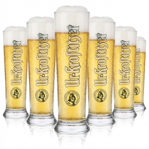 Krostitzer bier glas - 6x,