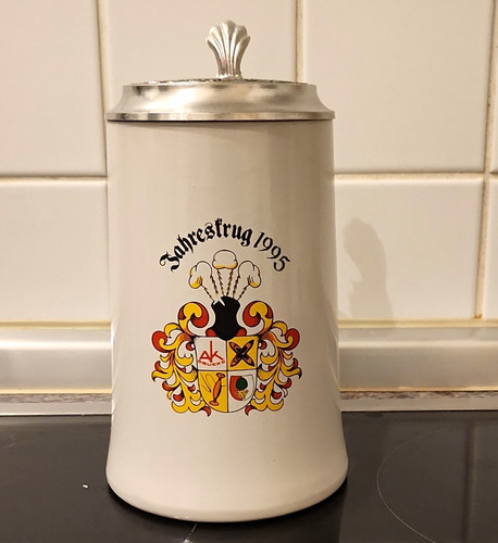 Steinzeug bierkrug jahreskrug - steinzeug,