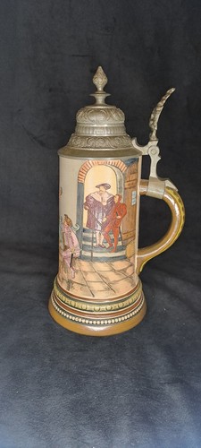 Alter bierkrug hauber - hauber, &reuther