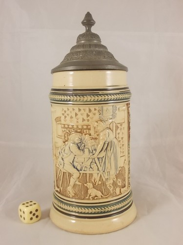 Antiker bierkrug mit zd - mit,