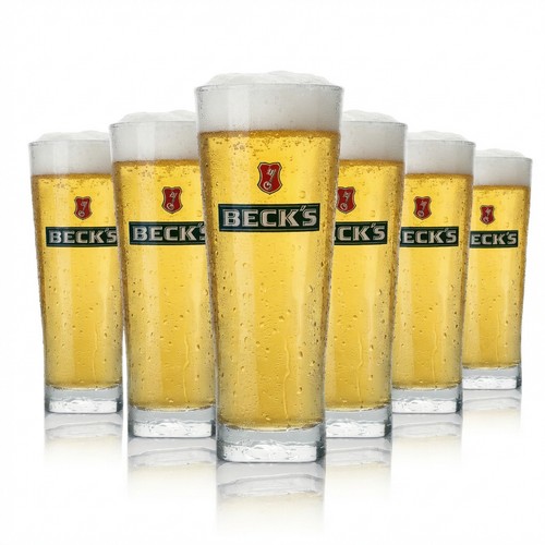 Becks glas 5l - 6x,