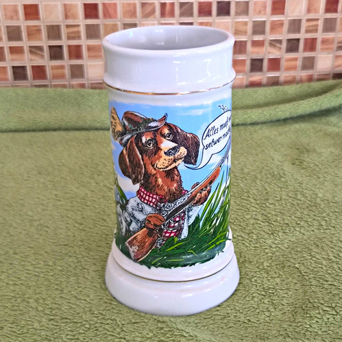 Keramik bierkrug mit henkel - bierkrug,