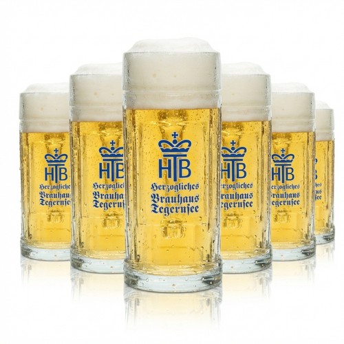 Tegernsee bier glas 3l - 6x,