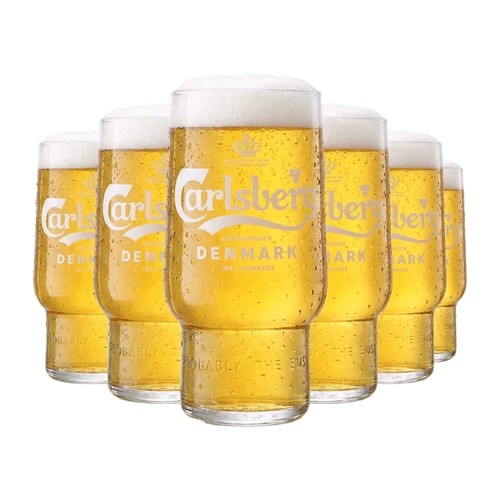 Carlsberg bier glas 5l - 6x,